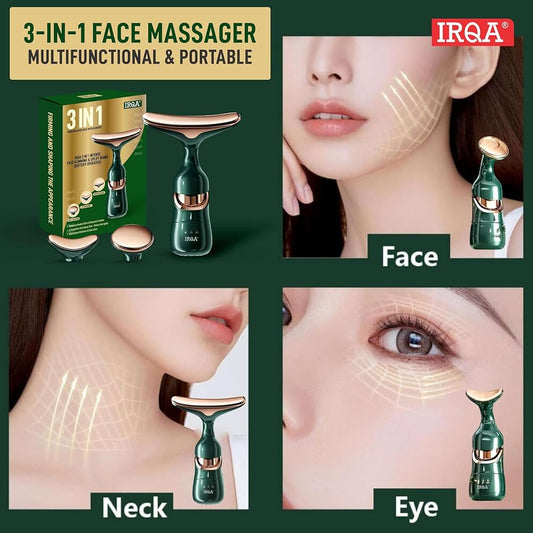 Appareil de levage du visage 3 en 1 Soin des Yeux et du Cou, Anti-Rides – جهاز تدليك الوجه
